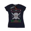 Friday 13th Womens/Ladies Christmas Fair Isle Cotton T-Shirt