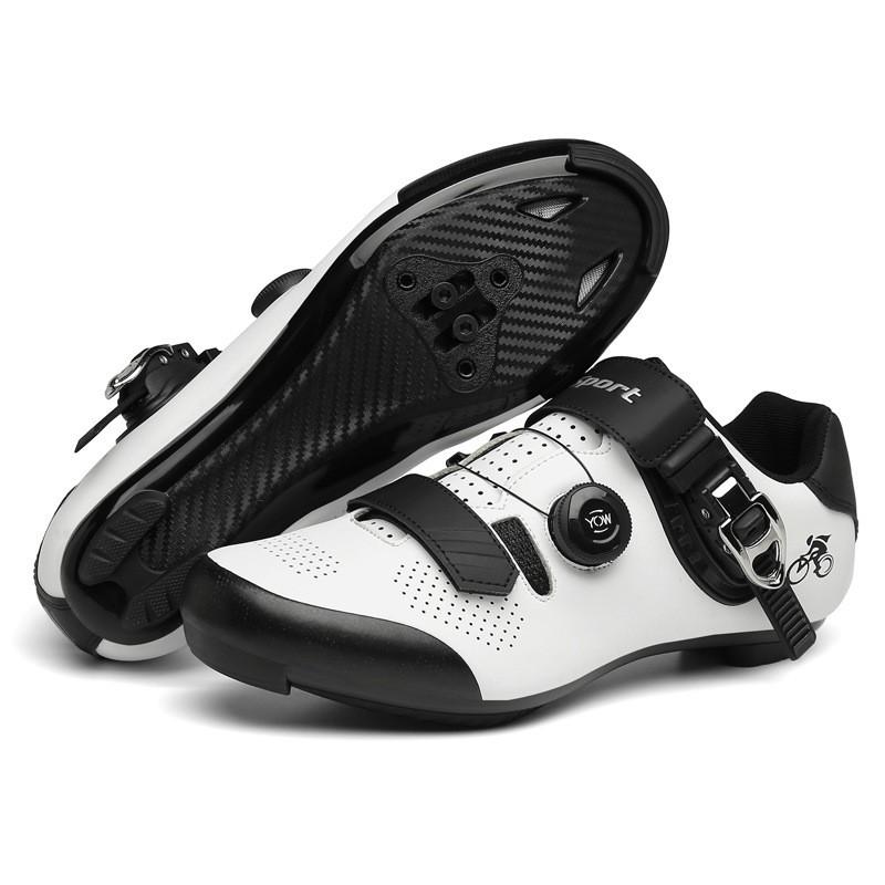 Unisex Road MTB Cycling Shoes With Single Dial Breathable Wear-Resistant Men Women