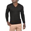 DeepSEA Slim Fit V-Neck Basic Knitwear Thin Sweater 2505494
