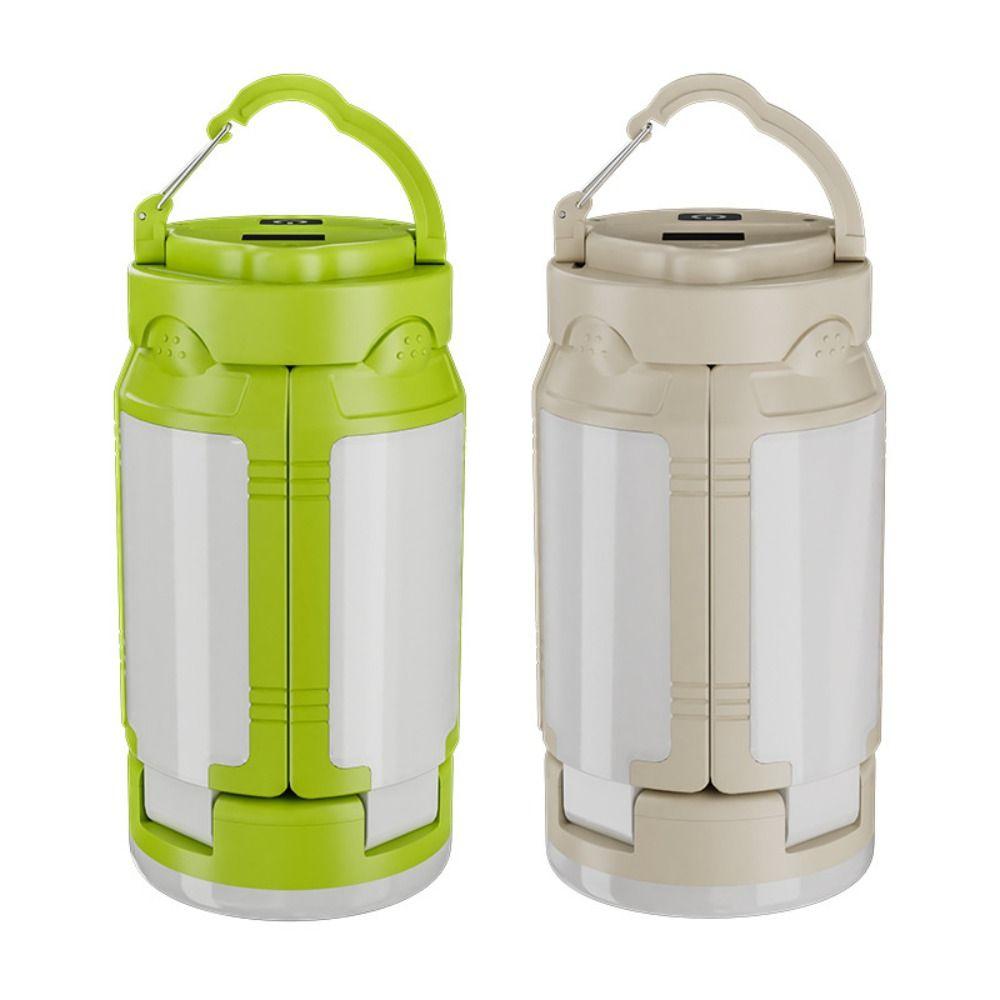 Super Bright Foldable Tent Light Rechargeable Tent Lamp Collapsible Camping Lantern Outdoor