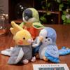 Kawaii Cockatiel Budgerigar Monk Parakeet Hand Puppet Bird Soft Stuffed Toy Doll Parrot Cosplay Plush Doll Educational Baby Toys