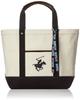 Сумка-тоут Beverly Hills Polo Club BH1008N Женская Слоновая кость x Черный