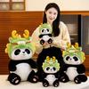 Creative Panda Dragon Treasure Ragdoll Children Boys and Girls Sleeping Soothing Hug Bear Zodiac Dragon Birthday Gift