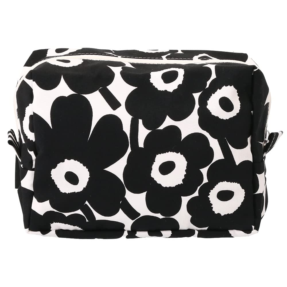 Cosmetic Travel Makeup MINI Mini Black [Marimekko] Pouch, Pouch, Pouch, UNIKKO, Nordic, Vilya, Unikko, 71295, 190, [Used]