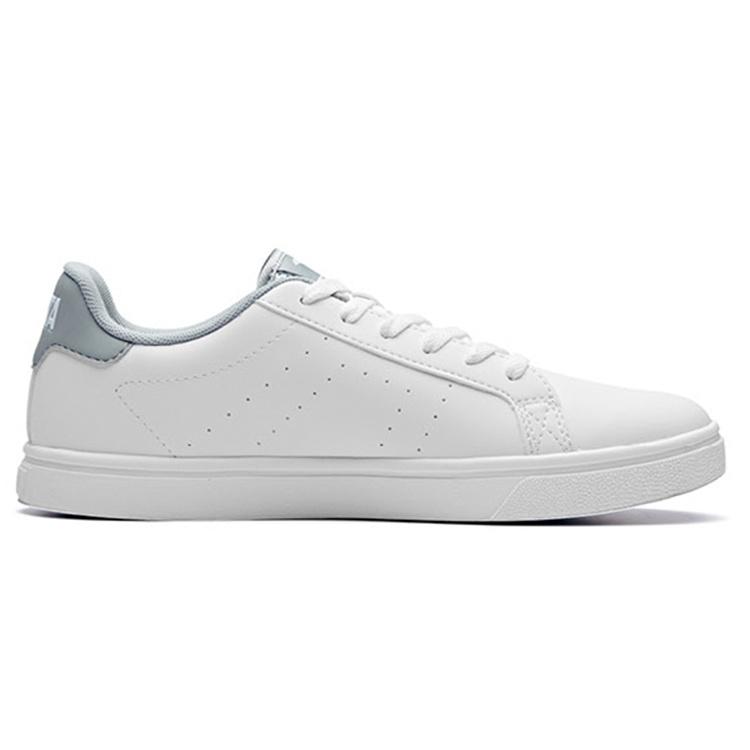 Anta Life Collection Slip Resistant Cushioning Abrasion Resistant Lightweight Low top Skateboard Shoes Men's White Gray 91628004-5