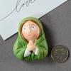 Cartoon European Jesus Van Gogh Mona Lisa Yoga Charming Legs 3D Resin Magnet Fridge Magnets Room Decoration Refrigerator Sticker