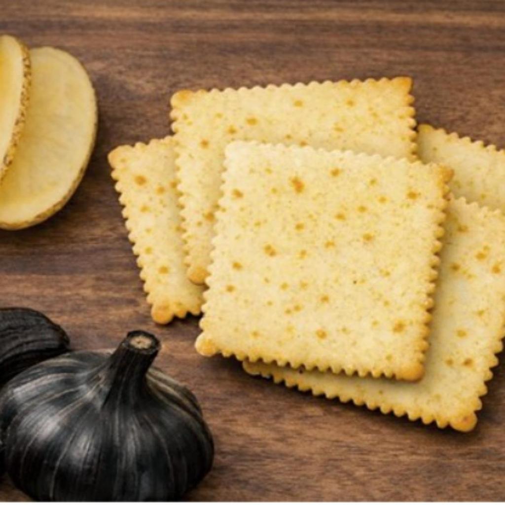[ALLO] Black Garlic Potato Crackers