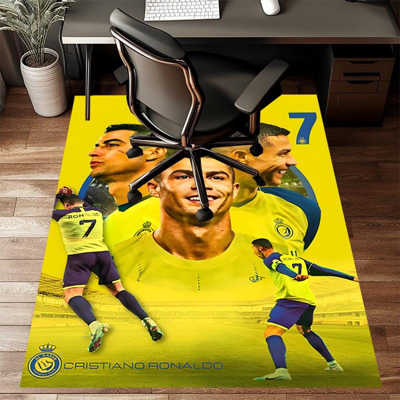 1pc Number 7 Soccer Design Printed Area Rug Carpet for Bedroom Living Room Home Decor Rugs Mat Non Slip Mat Rug for Bedside