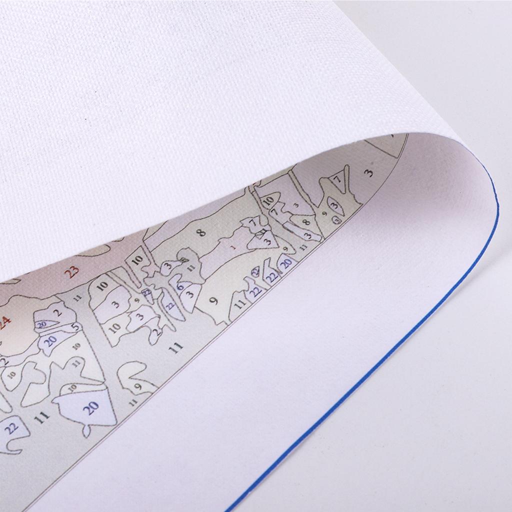 Зимний лес Сделай сам Без рамы Акриловая краска по номерам Набор 40*50 см Набор акриловых красок по номерам на холсте для начинающих Декор для стен