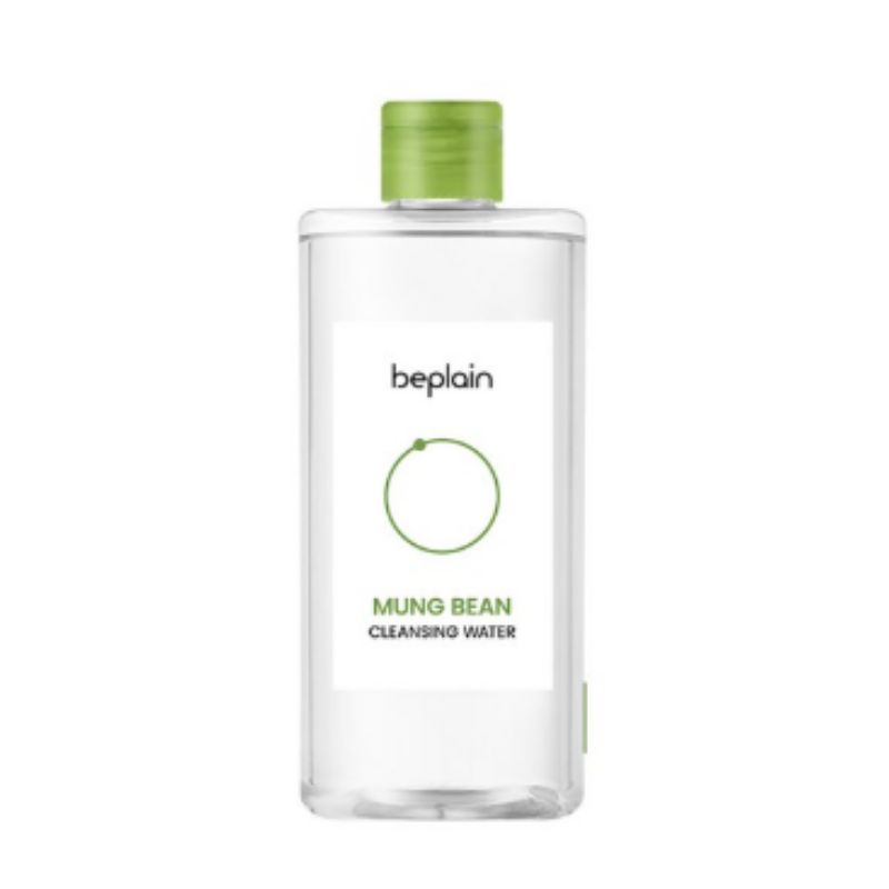 beplain Mung Bean Cleansing Water 400ml – Gentle Makeup Remover & Soothing Micellar Cleanser