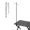 Outdoor Camping Light Stand Aluminum Alloy Light Pole Double Hook Camping Hanging Light Stand Folding Outdoor Camping Supplies