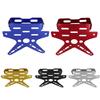 Electroplate Aluminum Alloy Motorcycle Rear License Plate Frame Motorbike Bracket Scooter Adjusted Number Plate