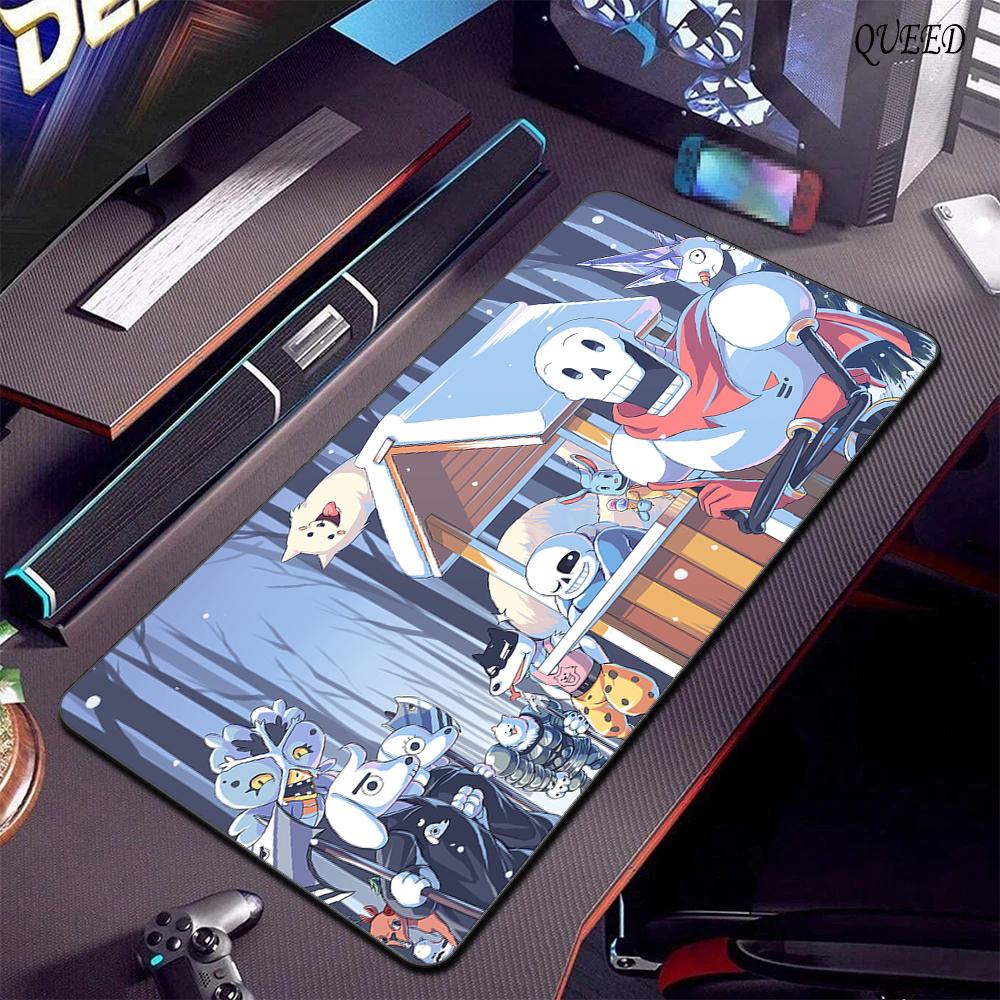 Горячая игра Undertale Игровой коврик для мыши Клавиатура Коврик для мыши Большой Натуральный каучук Противоскользящий Коврик для стола Игровой коврик для ПК Офисный ковер Домашний коврик для стола
