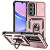 For Samsung Galaxy A16 5G Case Slide Camera Shockproof Armor Phone Case For Galaxy A16 A 16 Magnetic Ring Stand Back Cover
