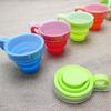 Portable Outdoor Travel Silicone Retractable Folding Water Cup Telescopic Collapsible