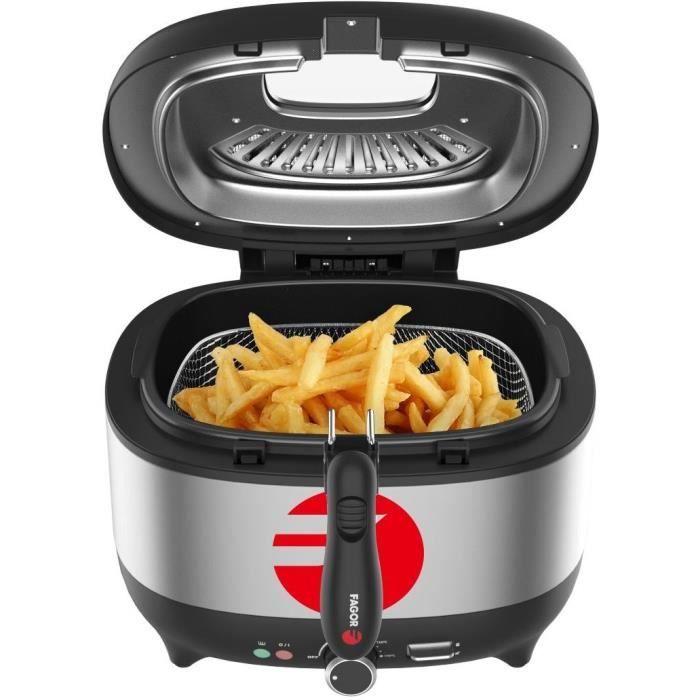 Friteuse électrique FAGOR - FG2310 - Capacité 3,5L - Jusqu'à 190°C - Filtre anti odeurs - 1800W