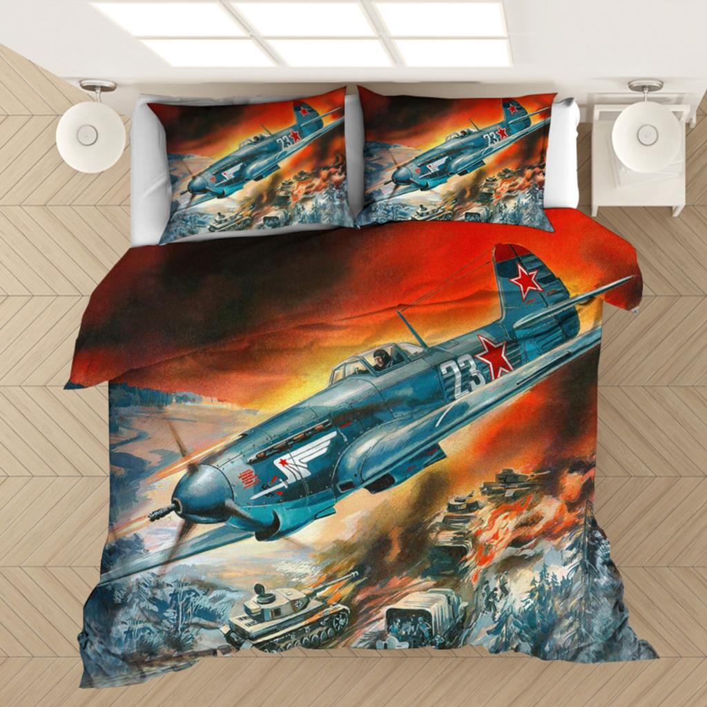 Airplane Plane 3D Printed Bedding Set Duvet Covers Pillowcases Comforter Bedding Set Bedclothes Bed Linen