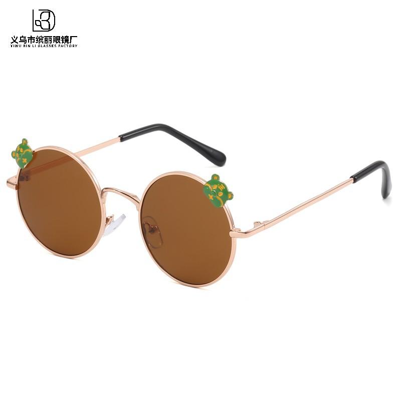 Детские солнцезащитные очки, солнцезащитные очки для путешествий, солнцезащитные очки для девочек, круглая оправа, зимние детские солнцезащитные очки