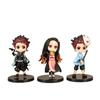 Demon Slayer Q Version 6-Piece PVC Figure Set: Anime Cake Decoration Ornaments