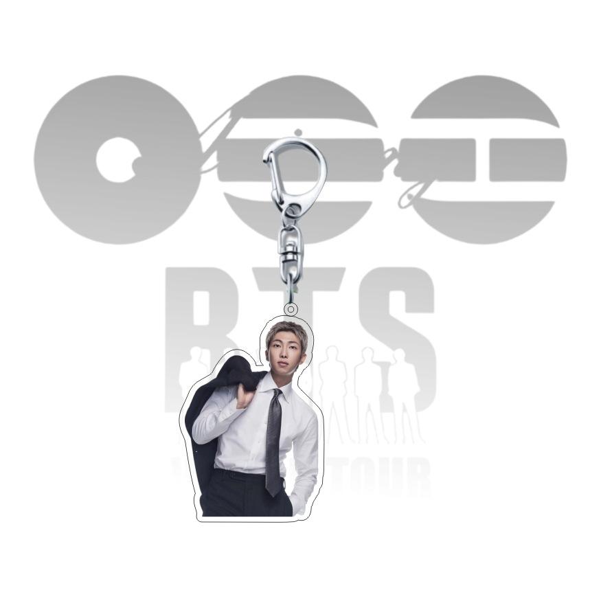 7 шт. Брелок в стиле официального костюма BTS, Ключница Bangtan Boys в стиле business casual с фото, Подвеска на сумку для фанатов K-pop айдола ARMY(Джин РМ Шуга Чимин Ви Джей-Хоуп Чонгук)