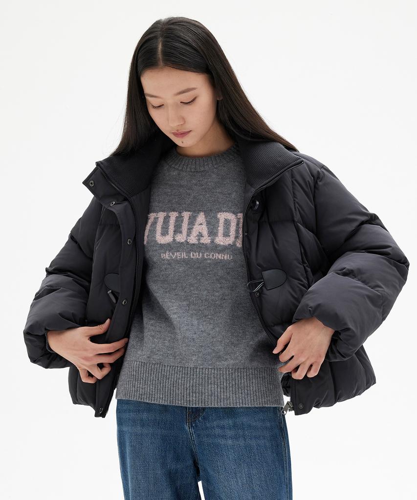 MIND BRIDGE WOMEN [W][Rds] Do Good_Toggle Decoration Short Down Jumper - 2 Colors