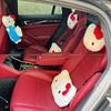 Hello Kitty Cartoon Tissue Bag Lumbar Support Pillow Headrest Car Female Hanging Cute Cartoon Car Decoration Ins