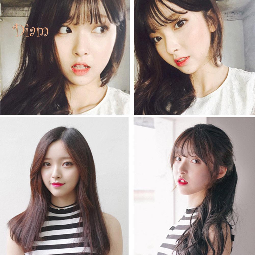 NO.PS Модные мини-воздушные челки с бахромой из синтетических накладных волос для косплея