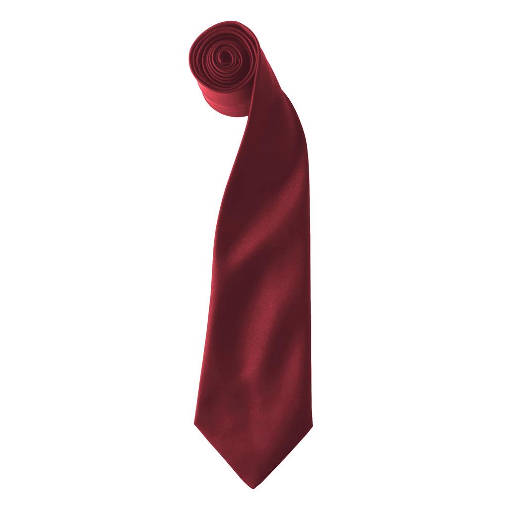Premier Colours Mens Satin Clip Tie (Pack of 2)