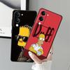 Чехол для Vivo Y31 Y36 Y27 Y16 Y17 Y12 Y15S Y33S Y35 Y19 Y22 Y30 Y02 Y11 Y20 Y21 Чехол для телефона Забавный S-simpsons