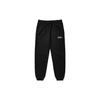 Повседневные спортивные брюки с сплошным логотипом, унисекс, черные A5UHN-001