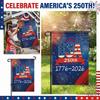 Флаг «Народ 1776-2026» День памяти Патриотический 250-й день рождения 250 лет Соединенные Штаты Декор для комнатного сада (250 ЛЕТ)