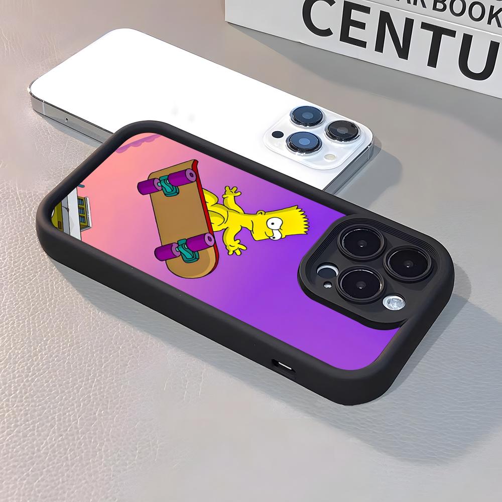 Чехол для телефона T-The-Si-SimpsonsE Для IPhone 17 Air 16 E 15 14 Plus 13 12 11 Pro Max Силиконовый Мягкий Чехол