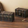 Practical Old Fashioned European Styles Sturdy Wood Trunk Stylish Storage Solution for Traveler and Fashion Lovers