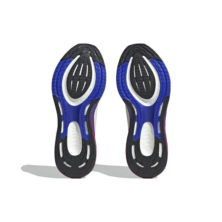 Adidas Кроссовки унисекс PureBoost 22 White Lucid Blue Gradient Cloud-White Grey-Two HQ8585