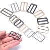 Прямоугольный металлический ремень рюкзака Tri Glide, регулируемая пряжка для сумки, пряжка-слайдер из лямки