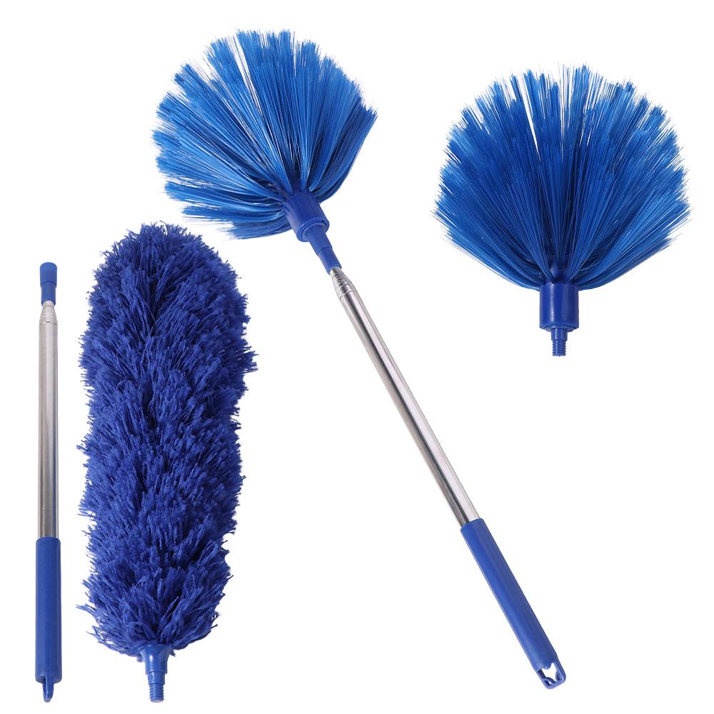 Моющаяся Микрофибра для Удаления Паутины, Практичная Телескопическая Пыль для Уборки, Бытовая