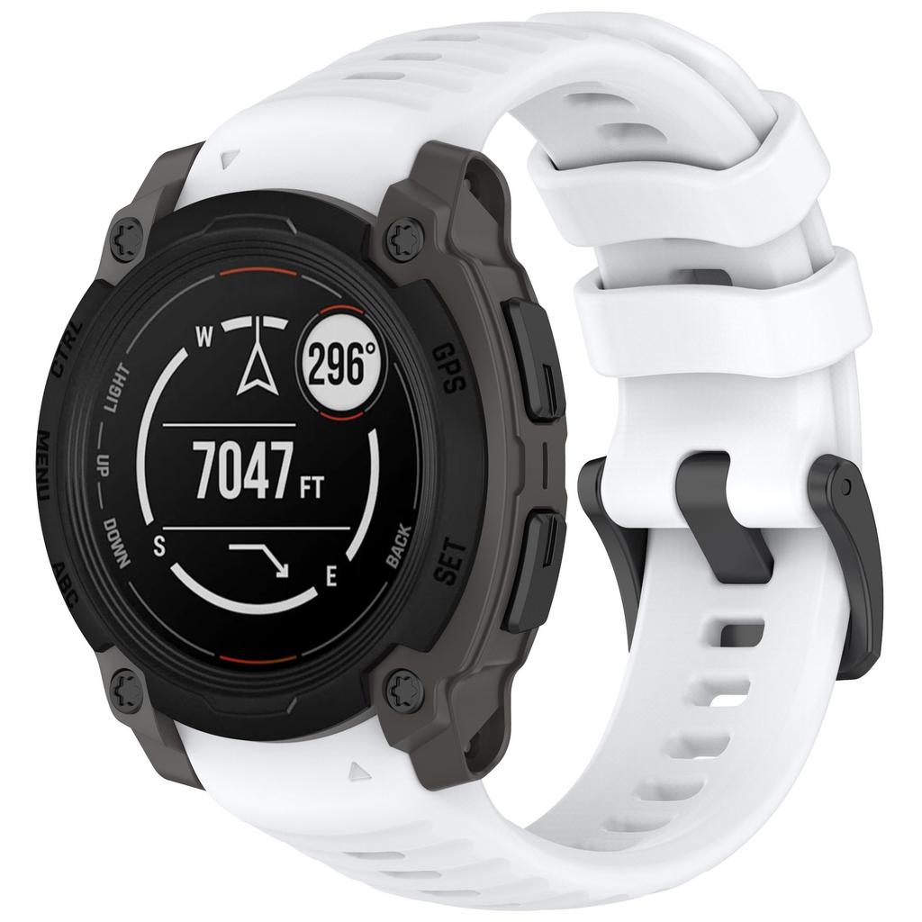 Sweat-resistant and Hypoallergenic Silicone Watch Band Precision Fit for Garmin Instinct E 40mm 45mm Replacement Sports Strap