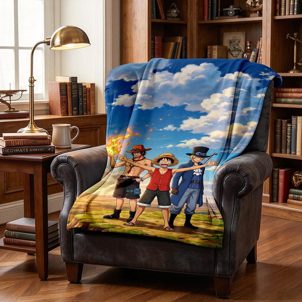 One PieceSoft Throw Blanket Flannel Blanket Warm Sofa Bed Camping home Decor Unique Christmas Gift C312
