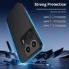 For Motorola Edge 50 Ultra 5G Case Compatible with MagSafe WANLONFENG TQ Series Carbon Fiber Texture PC TPU Phone Cover