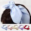 Mno Sparkly Princess Cubic Double Ribbon Wide Headband Hairband In 5 Colors