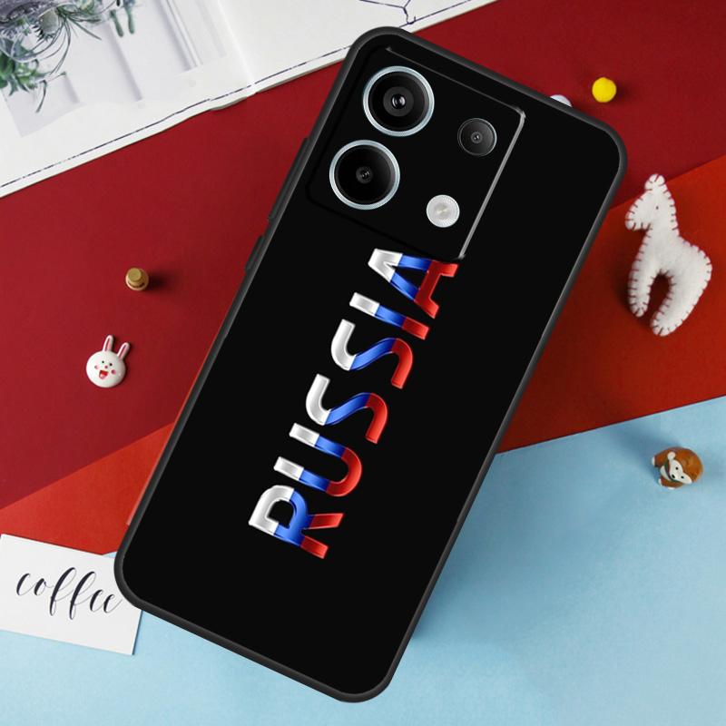 Чехол с российским флагом для Xiaomi Redmi Note 13 12 10 8 9 11 Pro 12S 10S 11S Redmi 13C 10A 10C 9C 12C Cover