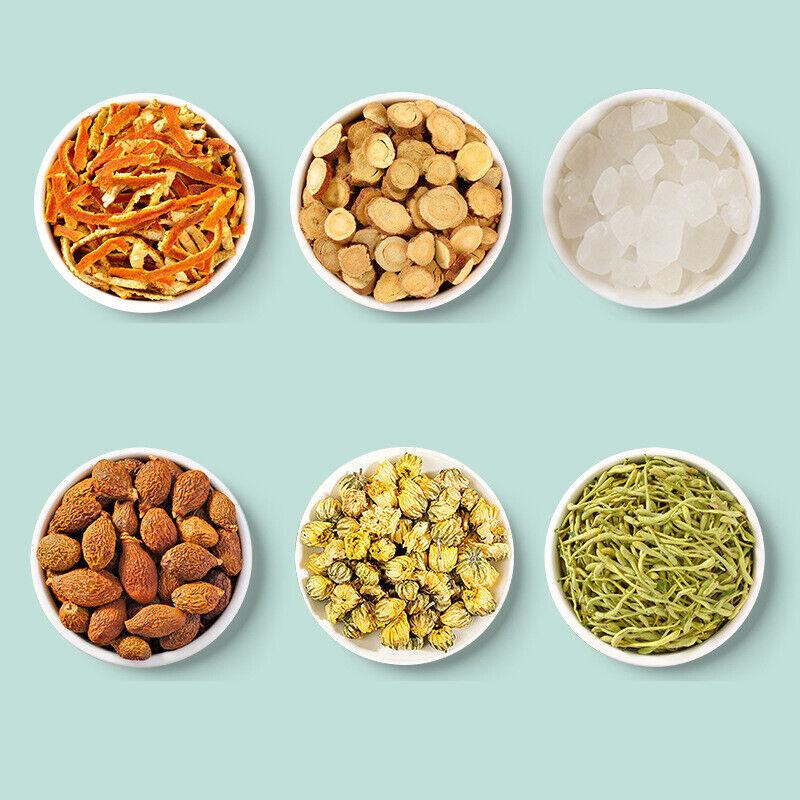 Чай из жимолости и хризантемы с горы Байюнь и жирной морской солодкой и апельсиновой цедрой