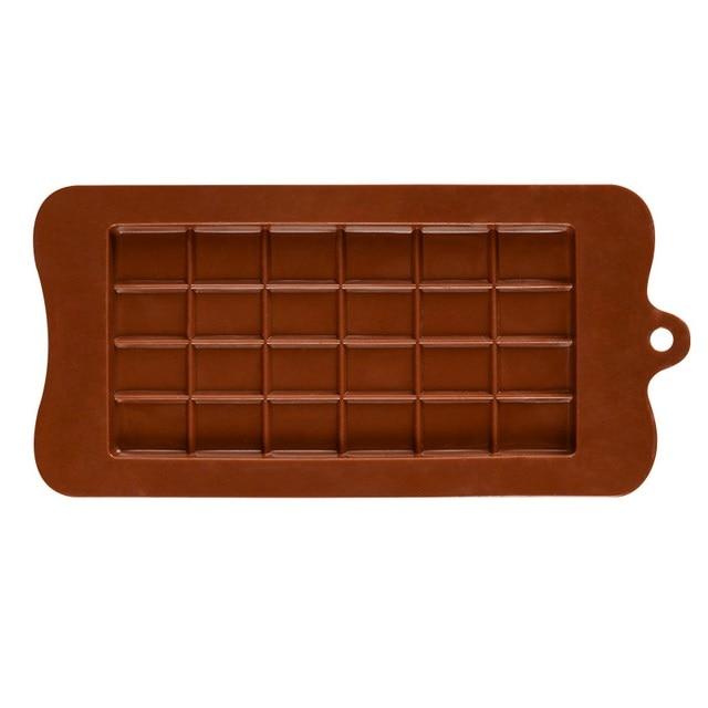 ORIGINAL DEALS Silicone Chocolate Mold 21x10x0.4cm for Homemade Chocolate, Candy, Jelly, or Ice Cubes