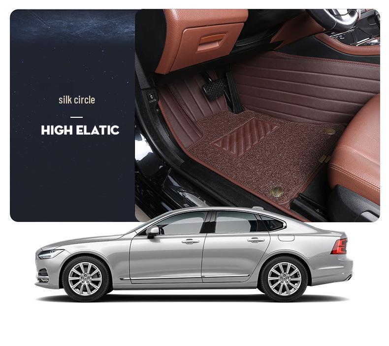 Коврики на пол из натуральной кожи для 22 моделей VW: Magotan, Tiguan L, Teramont X, Passat - Полное покрытие.