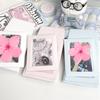 10pcs Korean Ins Cream Color Transparent Window Card Holder Kpop Star 3 Inch Photo Card DIY Storage Bag Kawaii Girl Card Sleeve