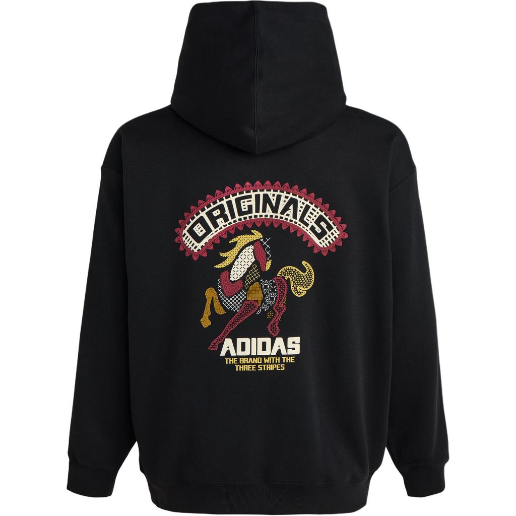 adidas Originals FW25 Худи Год Лошади Ограниченная Серия CNY Новый Год Двусторонний Вязаный Спортивный Худи Мужские Худи KT0645