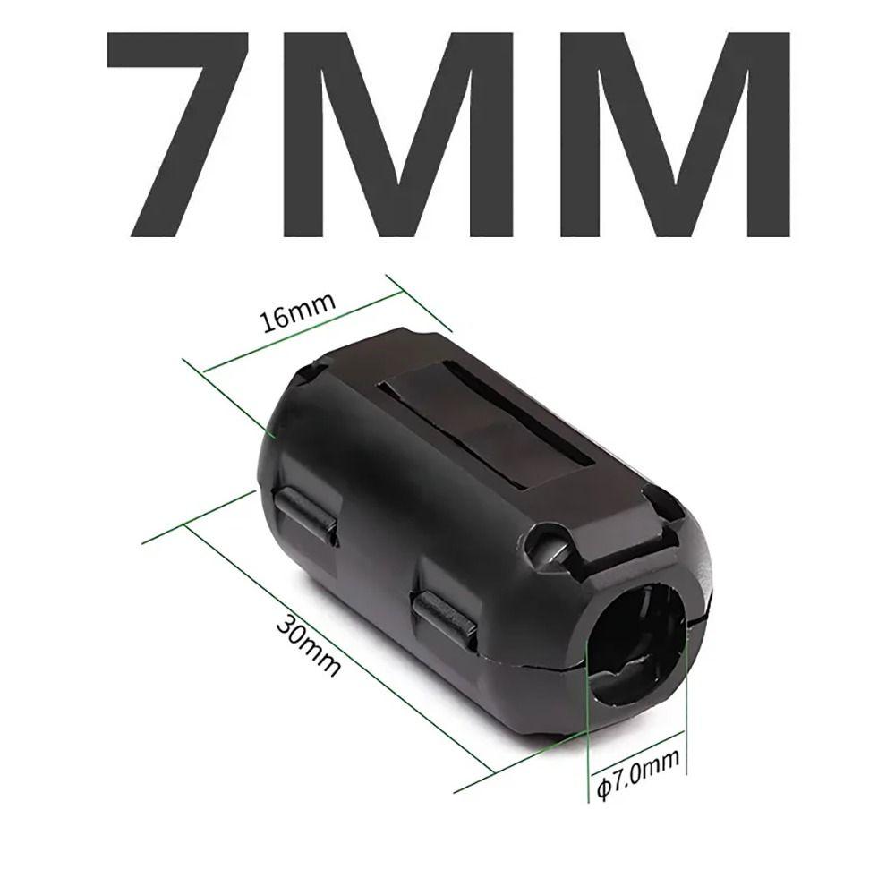 1 шт. Подавитель шумов Анти-помехи Магнитное кольцо EMI RFI Дроссель Клипса Кабельный фильтр