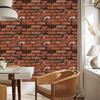 Red brick wallpaper for living room and bedroom 50x1000