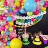 Music Theme Radio Balloon Wreath Passionate Lively Party Atmosphere Arrangement Balloon Chain Package