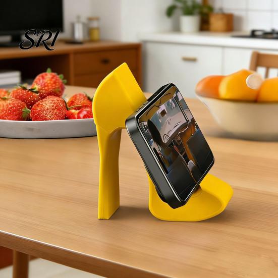 Unique Phone Stand Shoe Holder 3D Printed High Heel Shaped Dock for Desk Cell Display Home Office Table Durable